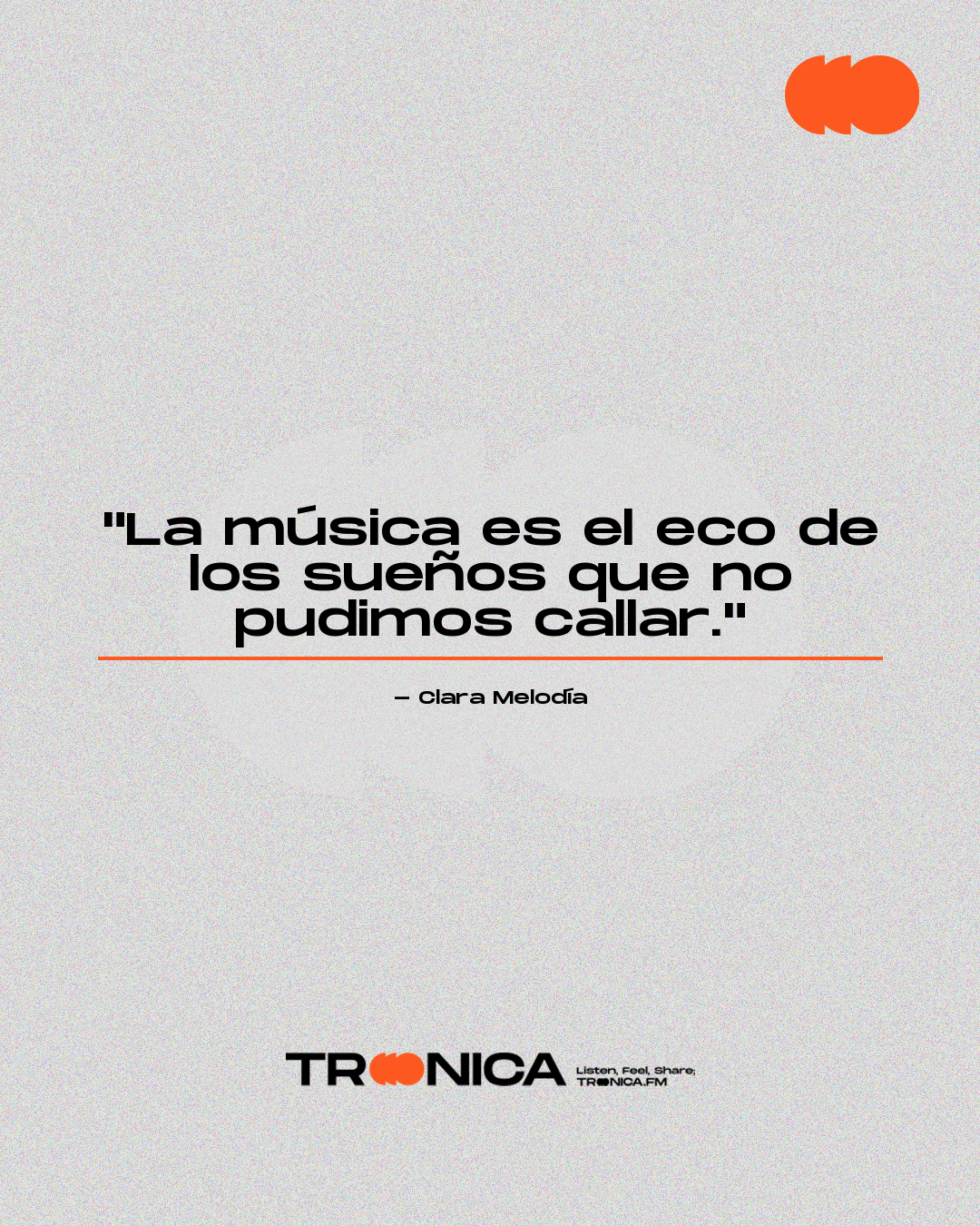 Frase: "La música es el eco de los sueños que no pudimos callar." - Clara Melodía